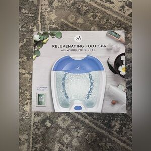 Rejuvenating Foot Spa with Whirlpool Jets - Blue